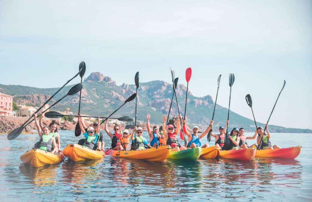 Location de Kayak de mer à Anthéor dans le Var avec Anthéor Aventures