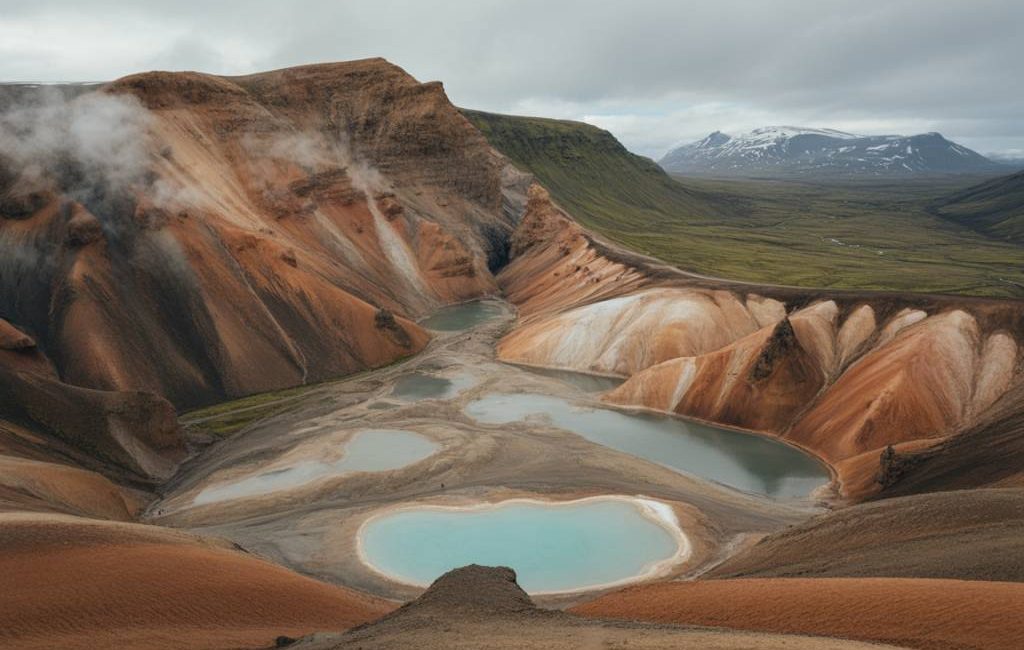 Trek landmannalaugar : un parcours islandais entre volcans et sources chaudes
