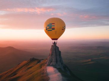 Balade romantique en montgolfière : survolez les plus beaux paysages de France ce week-end