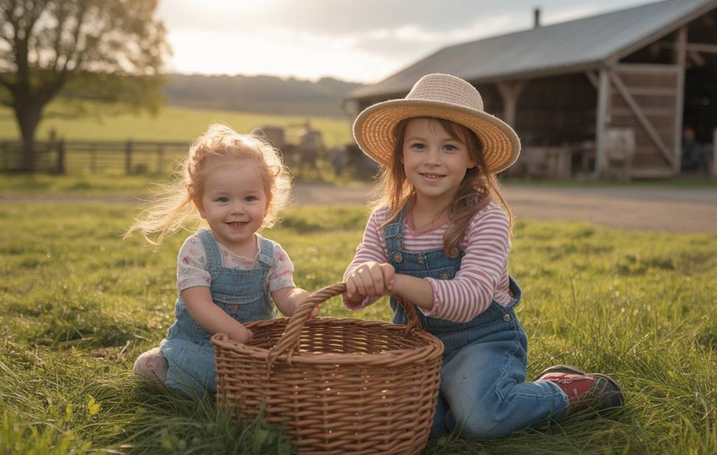 Week-end en famille à la ferme : découvrez la vie rurale et participez aux activités agricoles