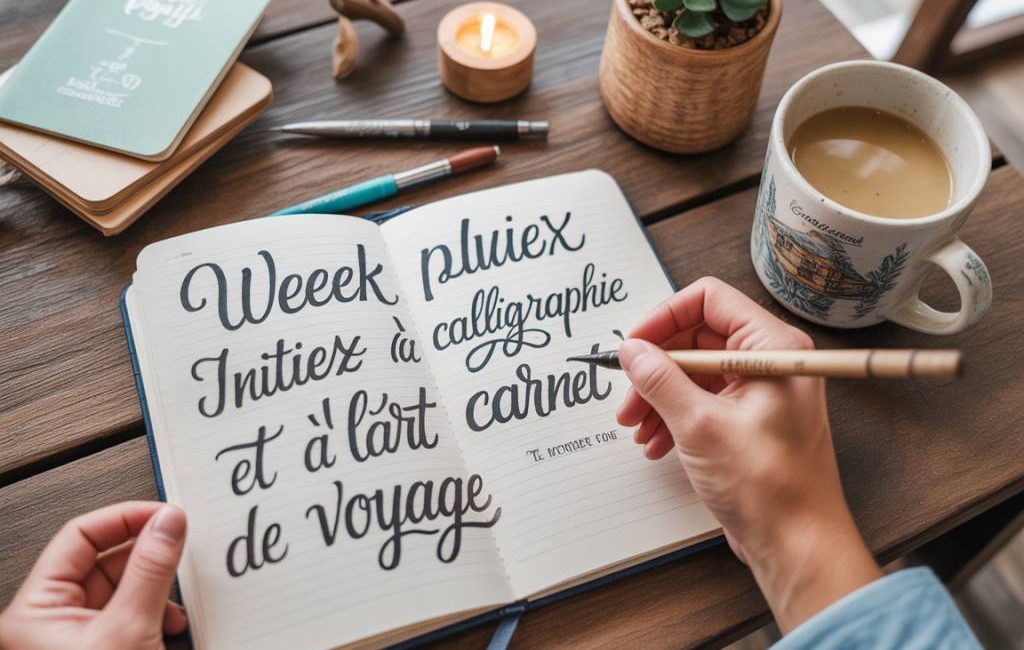 Week-end pluvieux : initiez-vous à la calligraphie et à l’art du carnet de voyage