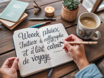 Week-end pluvieux : initiez-vous à la calligraphie et à l’art du carnet de voyage
