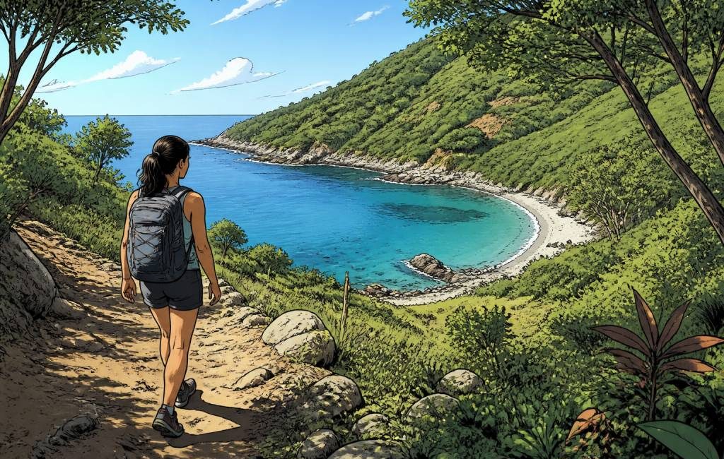 Anse du Pisso : une escapade nature entre randonnée et baignade