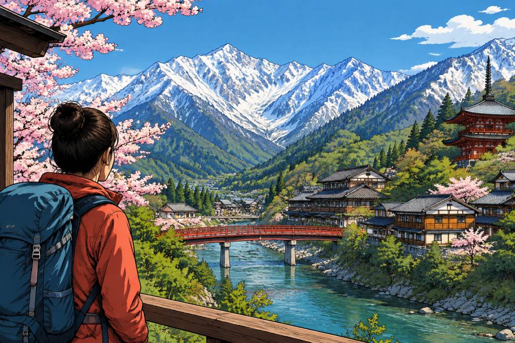 Carte des Alpes japonaises : les sites incontournables à découvrirેણ