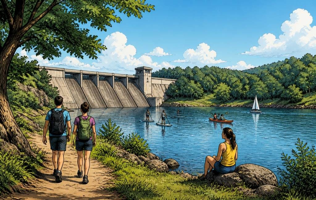 Barrage de Bosméléac : activités et sorties à faire autour du lac
