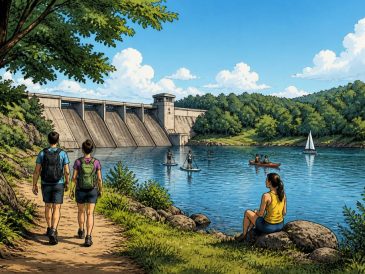 Barrage de Bosméléac : activités et sorties à faire autour du lac