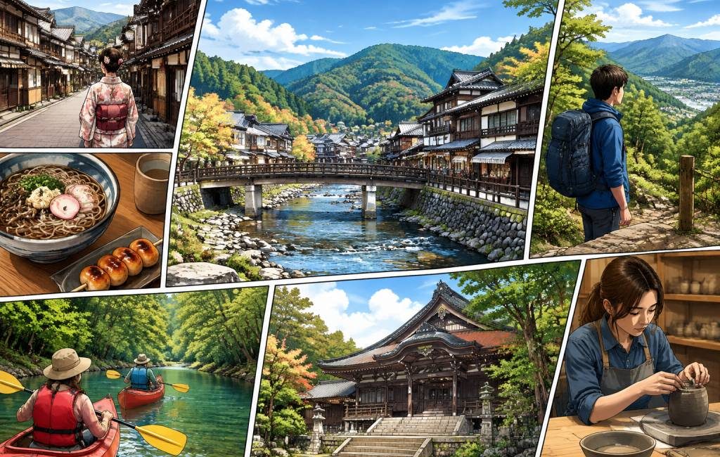 Nakatsugawa : idées d’activités et de sorties à découvrir au Japon