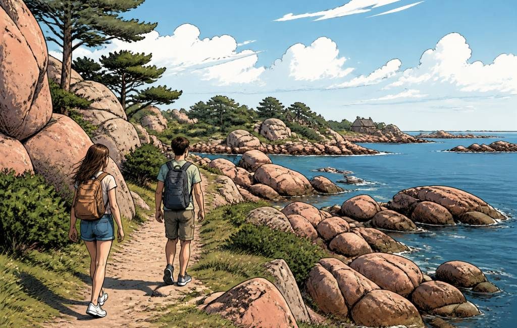 Balade côte de granit rose : les plus beaux itinéraires à découvrir