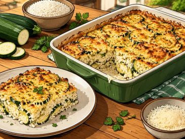 Gratin de courgette et riz : une recette facile et gourmande