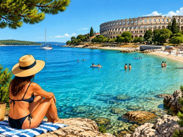 Quelle plage à Pula en Croatie choisir pour une journée de baignade ?