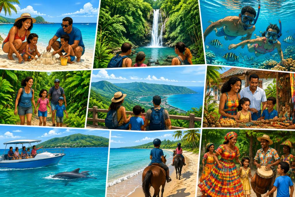 Guadeloupe en famille : 10 idées d’activités et de sorties pour tous les âges
