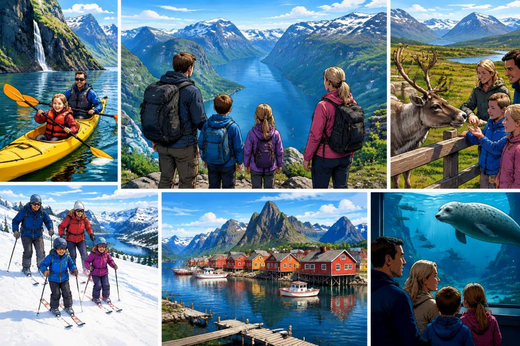 Norvège en famille : les meilleures activités et sorties à découvrir en famille