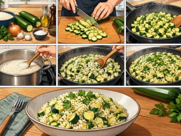 Comment préparer un riz aux courgettes savoureux ?