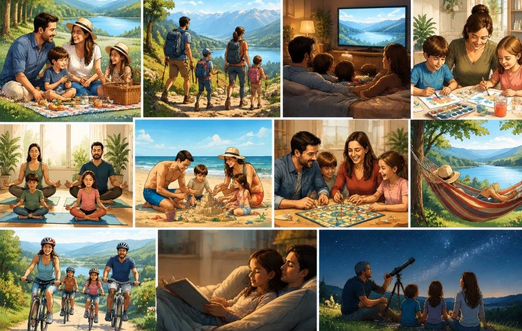 Bon week-end relax : 10 idées d’activités pour se détendre en famille