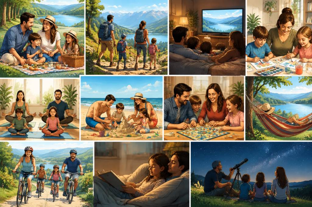 Bon week-end relax : 10 idées d’activités pour se détendre en famille