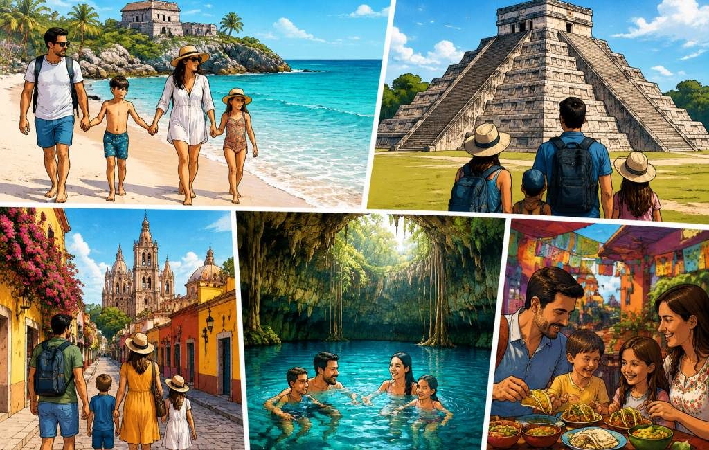 Où aller au Mexique en famille : les meilleures destinations à découvrir en famille