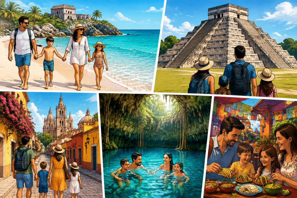 Où aller au Mexique en famille : les meilleures destinations à découvrir en famille