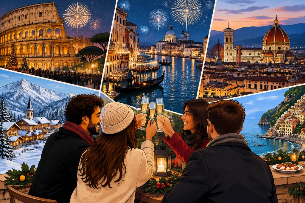 Où passer le nouvel an en Italie : idées de destinations pour fêter la nouvelle année